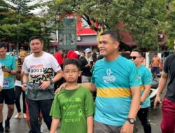 Kompak, Kapolres Gowa Bersama Jajaran Forkopimda Ikuti “Gowa Run 2024”