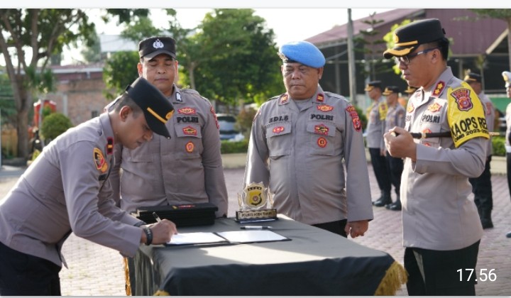 Kapolres Aceh Timur Pimpin Penandatanganan Pakta*Kapolres Aceh Timur Pimpin Penandatanganan Pakta Integritas Bebas Narkoba