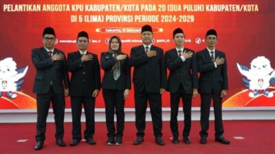Pemilu Serentak 2024 KPU Kabupaten OKI, Menyarankan Datang ke TPS dan Gunakan Hak Pilih