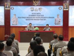 Polres Gowa Terima Kunjungan Tim Biro Rena Polda Sulsel untuk Sosialisasi dan Asistensi Perencanaan T.A. 2024