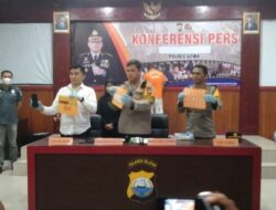 Dengan jumlah barang bukti yang Cukup fantastis”,Narkotika jenis sabu Polres gowa kembali Mengadakan Konferensi Pers.