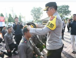 Tradisi Pembaretan, Ini Pesan Kapolres Aceh Timur Kepada Bintara*Tradisi Pembaretan, Ini Pesan Kapolres Aceh Timur Kepada Bintara Remaja Polri*