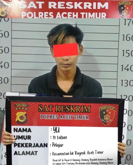 Bawa Kabur Anak di Bawah Umur, Pria 19 Tahun Diamankan Satreskrim Polres Aceh Timur