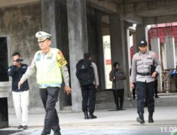 Dirlantas Polda Aceh Pimpin Apel Pergeseran 845 Personel Pengamanan TPS Polres Aceh Timur