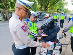 Hari Keempat, Polres Lebak Polda Banten Laksanakan Operasi Keselamatan Maung 2024 Di Simpang Malang nengah