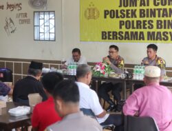 ju’mat Curhat Kapolres Bintan di Bintan Timur, Masyarakat Minta Polisi Lakukan Ini Menjelang Ramadhan 1445H.