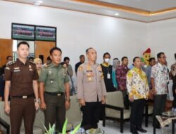 Polres Takalar Berikan Pengamanan Rapat Pleno Terbuka Rekapitulasi Hasil Penghitungan Perolehan Suara Tingkat Kabupaten Takalar