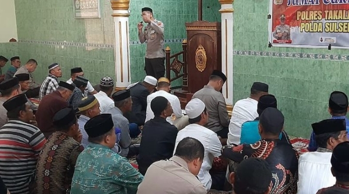 Polres Takalar Gelar Jumat Curhat Bersama Warga Desa Banggae