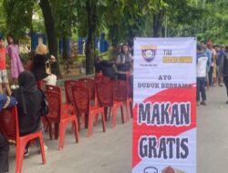 Lebih Dekat Dengan Masyarakat, Polda Sulsel Sediakan Makanan Gratis Sepekan Sekali