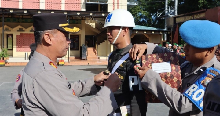 Polres Takalar Gelar Apel Pasukan Operasi Keselamatan Pallawa-2024 Dan Pencanangan Aksi Keselamatan Jalan