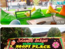 Grand Opening Ngopi Place Tempat Nongkrong Baru Yang Nyaman & Pas Bagi Kaula Muda Dan Keluarga Kota Langsa