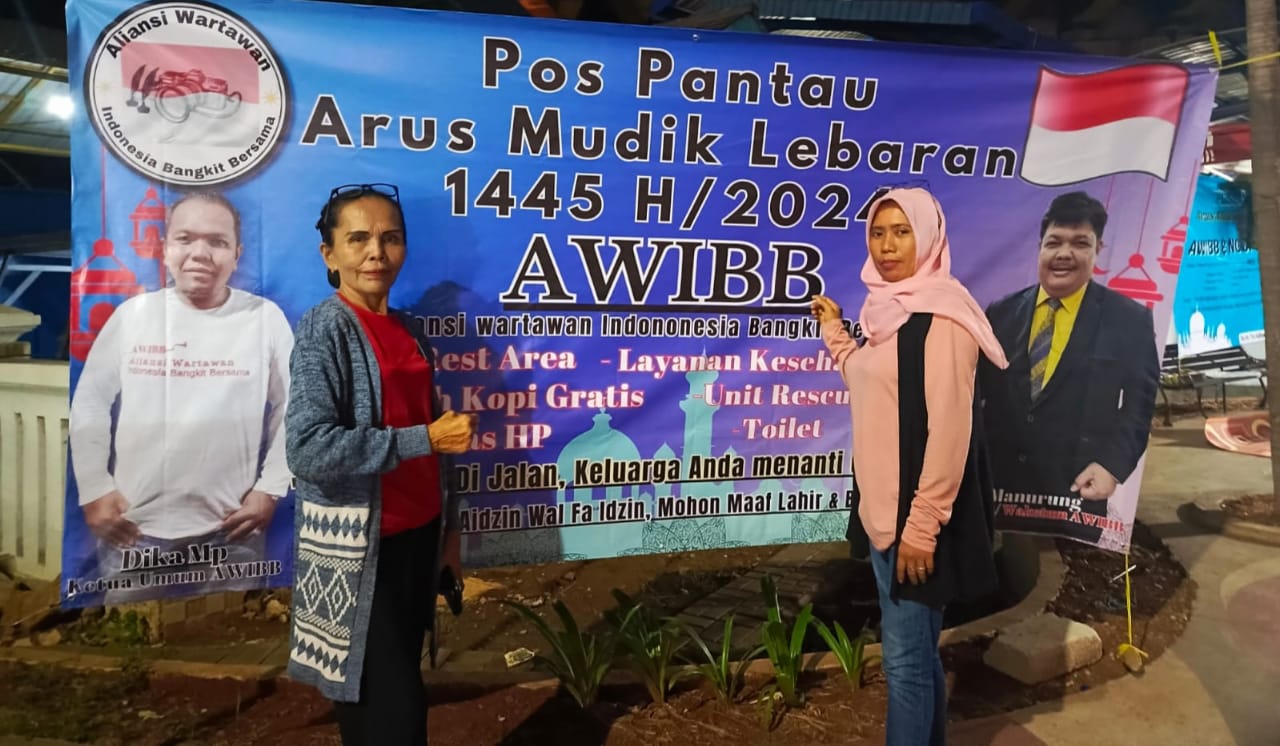 Pos Pantau Arus Mudik Lebaran 2024 Bersama AWIBB Bekasi Raya