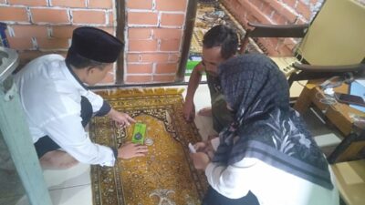 Tim Penais KUA Kadudampit Sosialisasikan Kalibrasi Arah Kiblat Dirumah, Ini Tanggapan Dewan Pengawas DPC.AWIBB Sukabumi Raya