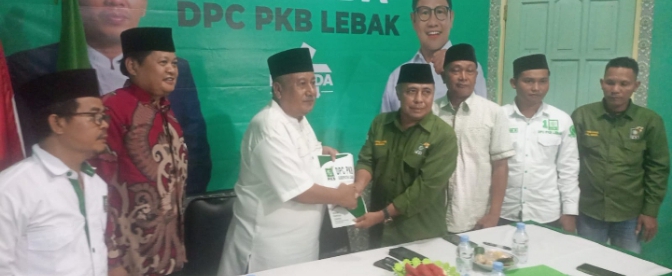 H. Akhmad Jajuli Hari Ini Daftar Bakal Calon Bupati Lebak Periode 2025-2030