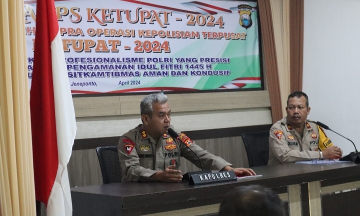 Kapolres Jeneponto Akbp Budi Hidayat S I K Pimpin Latihan Pra Ops Ketupat Lipu Star Tv Com