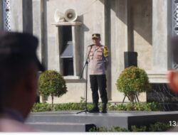 Pimpin Apel Usai Lebaran, Kapolres Aceh Timur Tekankan Seluruh Anggota Untuk Menjadi Lebih Disiplin