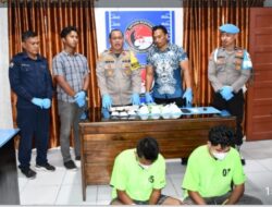 Ringkus Dua Pelaku Penyalagunaan Narkotika, Satresnarkoba*Ringkus Dua Pelaku Penyalagunaan Narkotika, Satresnarkoba Polres Aceh Timur Amankan 1.200 Gram Sabu