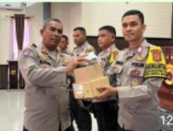 Dukung Kelancaran Tugas Pokok Polri, Polres Aceh Timur Serahkan HP ke Bhabinkamtibmas