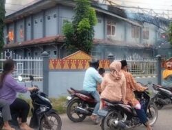 Gedung Asrama Putra SMA Negeri 3 Unggulan Kayuagung Terbakar Hebat