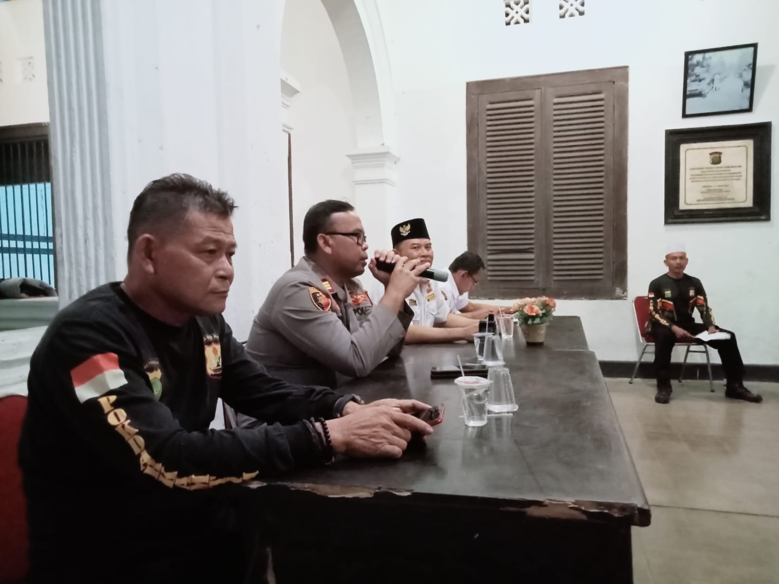 Hadiri Pemilihan Ketua Pokdar Kamtibmas, Kapolsek Pebayuran Minta Jaga Situasi Kamtibmas