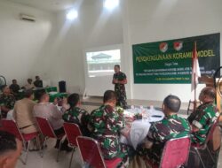 Dandim 0505/Jakarta Timur, Berikan Arahan Latgiat Pendayagunaan Koramil Model