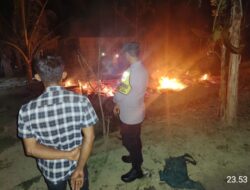 Ditinggal Beli Obat ke Apotek, Satu Unit Rumah Warga Idi Cut, Aceh Timur Ludes Terbakar