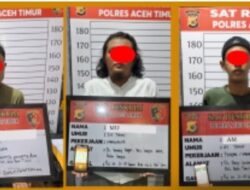 Satreskrim Polres Aceh Timur Amankan Tiga Pelaku Judi Online