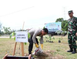 Memperingati Hari Bhyangkara Ke 78 Polres Aceh Timur Gelar Bakti Sosial Tanam 1000 Pohon