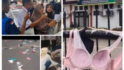 BH Dan Celana Dalam Wanita Berhamburan di Pengadilan Negeri OKI, Ini Penyebabnya