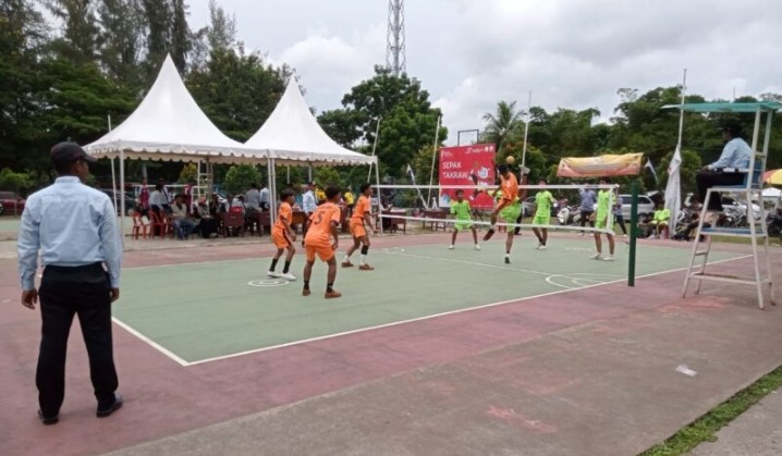 Sepak Takraw No Kuadran Putra Aceh Timur Masuk Final Di POPDA Aceh XVII