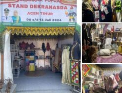 Stand Pameran Dekranasda Aceh Timur Di Lirik Pengunjung