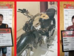 Kapolsek Indra Makmu Pimpin Langsung Amankan Pelaku Pencurian Sepeda Motor dan Penadahnya
