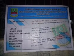 Peningkatan Jalan Lingkungan Desa Kedung Waringin Diduga Lemahnya Pengawasan Dinas