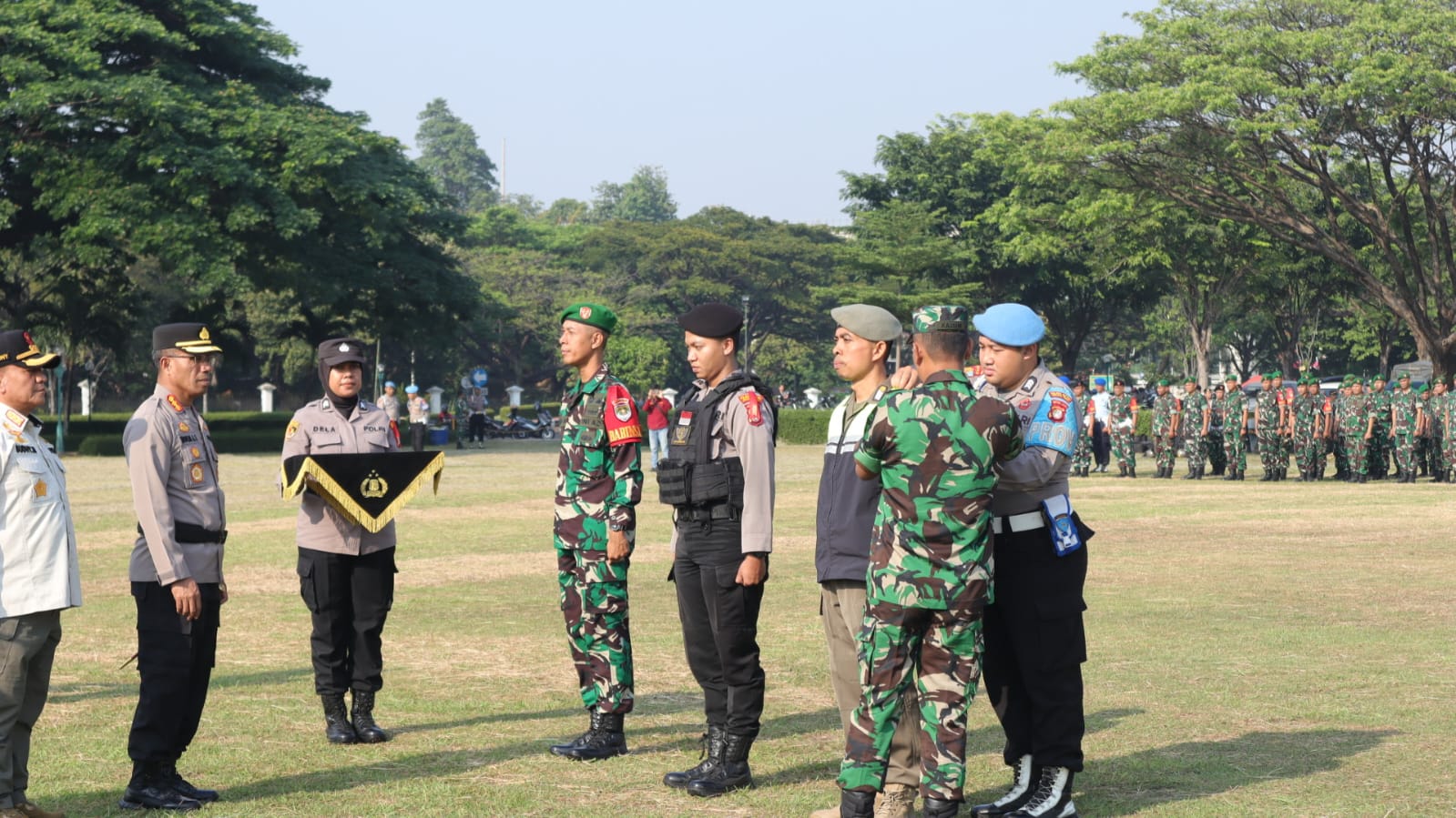 Apel Gelar Pasukan Ops Mandiri Kewilayahan Mantap Praja Jaya 2024 di Wilayah Jakarta Timur