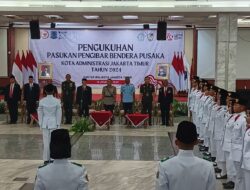 Paskibra HUT Kemerdekaan RI ke 79 di Kukuhkan Oleh Walikota Jakarta Timur