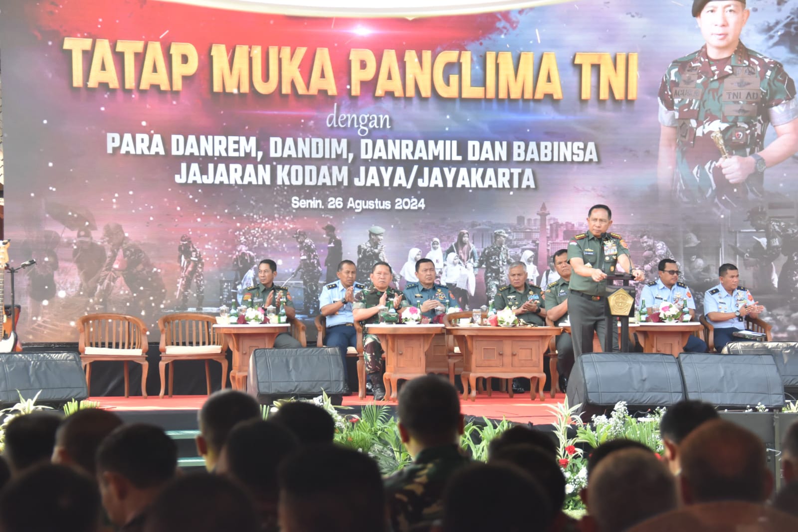 Panglima TNI Tatap Muka dengan Para Danrem, Dandim, Danramil dan Babinsa Jajaran Kodam Jaya/Jayakarta