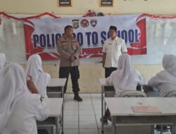 Polsek Pebayuran Lakukan Giat Police Go To School di SMP Negri 1 Pebayuran.