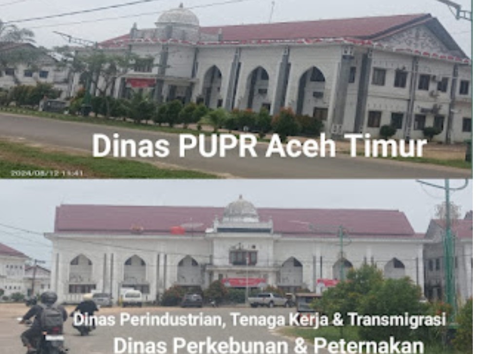 Dua gedung Dinas di Aceh Timur dinilai tak hargai HUT RI KE 79