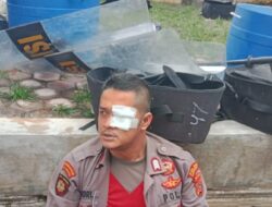 Empat Personel Polri Terluka saat Amankan Unjuk Rasa di Lhokseumawe