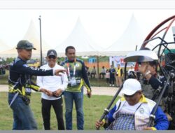 Pon XXI Aceh Sumut, Cabor Aerosport Paramotor Resmi Dibuka