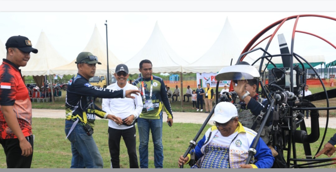 Pon XXI Aceh Sumut, Cabor Aerosport Paramotor Resmi Dibuka