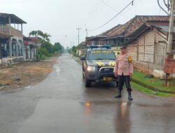 Pam Rawan Pagi Yang Dilakukan Personel Polres Lampung Timur