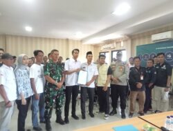 Kapolsek Pebayuran Hadiri Rapat Pleno Terbuka Rekapitulasi Daftar Hasil Pemilih Sementara 