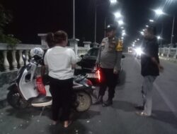 Kapolsek Pebayuran Gelar Operasi Kejahatan Jalanan,Antisipasi Tindak Kejahatan Malam Hari