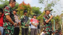 Menyambut HUT TNI ke 79, Kapolsek Pebayuran Hadiri Acara Kegiatan Senam Bersama dan Lomba Fune Mancing Mania