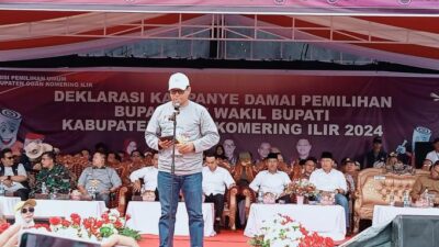 Sukseskan Pemilu KPU Ogan Komering Ilir (OKI) Gelar Deklarasi Damai