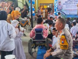 Peduli Disabilitas, Polres Bondowoso Peringati Harlantas Bhayangkara Ke – 69 di SDLB