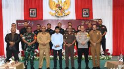 Wakapolres Aceh Timur Bersama Forkopimda Hadiri Penetapan Nomor Urut Paslon Pilkada