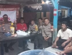 Kapolsek Pebayuran Melaksanakan Giat “Ngopi Kamtibmas”Berikan Pesan Kepada Warga Jelang Pilkada 2024