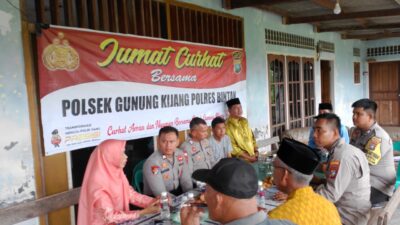 Ini Pesan Polsek Jajaran Kepada Masyarakat Dalam Jumat Curhat.